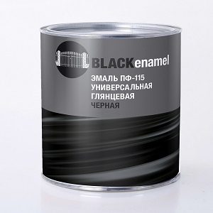 Эмаль алкидная черная ПФ-115 "Стандарт", 2,7кг