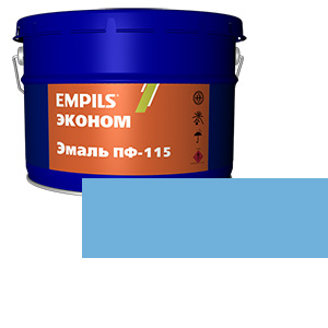 Эмаль алкидная светло-голубая ПФ-115 "Empils Эконом", 10кг