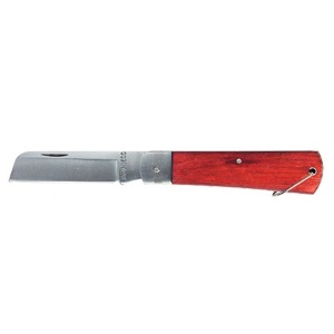 Нож "Sparta" 200мм складной, прямое лезвие, деревянная ручка