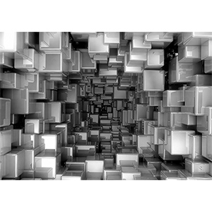 Фотообои "Decocode", "Кубическая абстракция 41-0179-AB", 4000*2800мм