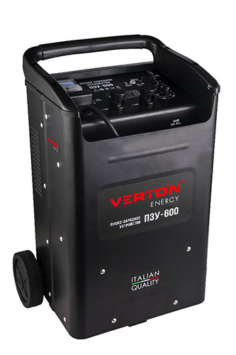 Пуско-зарядное устройство &quot;Verton Energy&quot; ПЗУ-600, напряжение 12/24В, 60-1000Ач, 220В