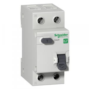  Автоматический Выключатель Дифференциального тока 2P (1P+N) C, 20A, 30mA ,Тип AC 4.5kA EASY9 &quot;Schneider Electric&quot;