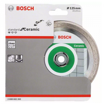 Диск &quot;Bosch&quot; отрезной алмазный 125*22,2*1,6мм &quot;Standard for Ceramic&quot; сухая резка
