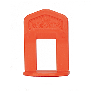 Система выравнивания плитки Decor Пакет "Зажим ворота" 1мм оранжевый (500шт.)