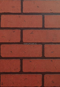 Панель М стеновая МДФ Стильный дом "Кирпич красный", 2440*1220