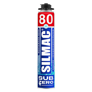 Пена монтажная профессиональная зимняя "SILMAC Professional SUB ZERO 80", 1000г 