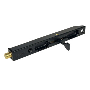 РИГЕЛЬ (Шпингалет торцевой)  EL-LX 140 BLACK, черный 