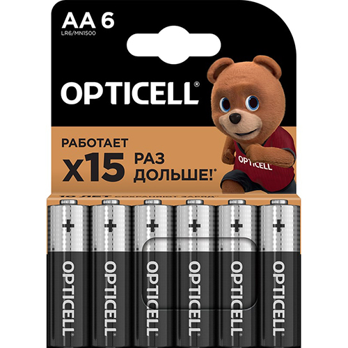 Эл.питания Opticell Basic LR6 (АА) к-т 6шт 1/10