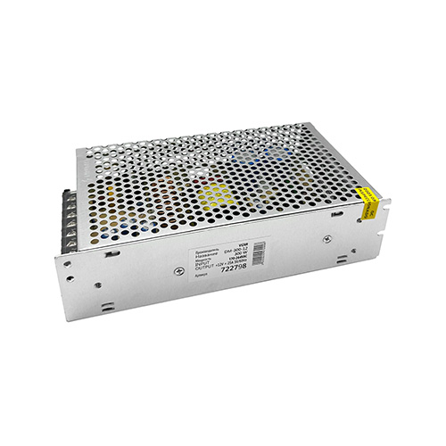 Драйвер (трансформатор) "DM-300-12" для светодиодн. ленты 300Вт, 12В, 25A, IP20