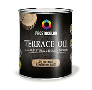 Масло для террас "PROSTOCOLOR", "Махагон", 2,2л