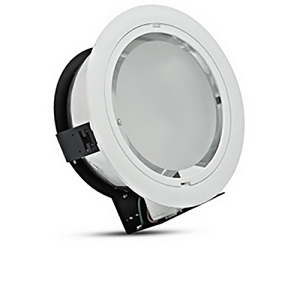 Светильник "Downlight" литой встраиваемый "Primo" круглый серебристый для двух ламп КЛЛ Е27 220В 15-26Вт