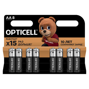 Эл.питания Opticell Basic LR6 (АА) к-т 8шт 1/12