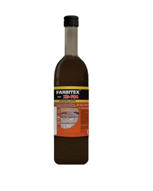 Лак "FARBITEX" ХВ-784 "Клен", 0,5л, стекло
