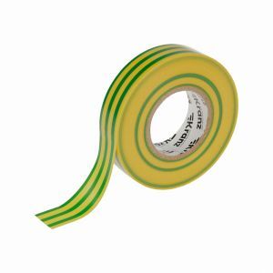 Изолента ПВХ "Kranz" 19мм*20м, желто-зеленая, 