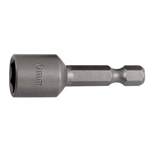 Бита "LASTING TOOLS", шестигранная с торцевой головкой, 10*65мм, магнитная, CR-V