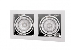 Светильник потолочный 214020 CARDANO 16Х2 MR16/HP16 БЕЛЫЙ