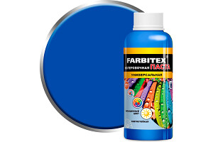 Паста колерная универсальная "FARBITEX", 100мл, "Лазурь"