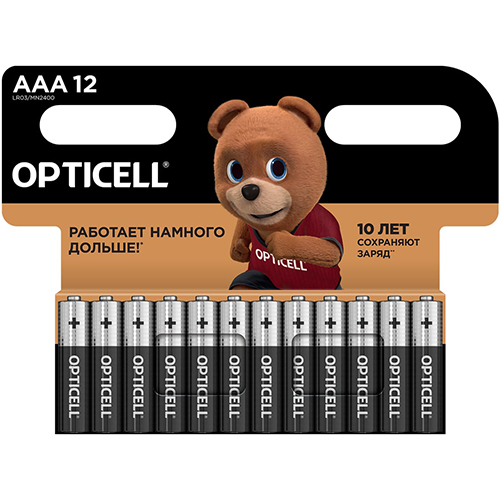 Эл.питания Opticell Basic LR03 (ААА) к-т 12шт 1/12