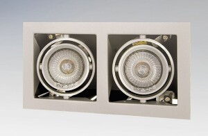 Светильник потолочный 214027 CARDANO  16Х2  MR16/HP16 ТИТАН