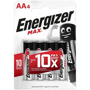 Эл. питания ENR MAX E91/AA BP 4 RU E300157103P 1/24
