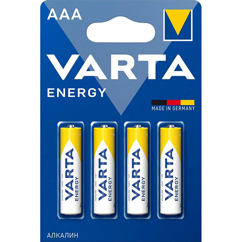 Эл. питания VARTA ENERGY LR03 (ААА) BL4 4103 (1/10/50)