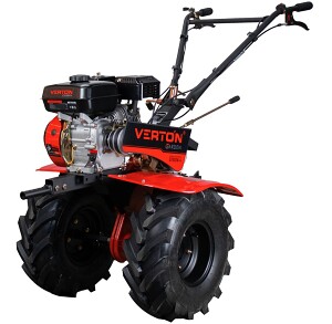 Мотоблок бенз. VERTON GT800W-4 ( 8л.с.чугунный редуктор,V раб. 223см3,передач. 4/2(повыш. 2/1, пониж. 2/1),регул. руля все стороны,колеса Extreme 19*7