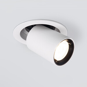 Светильник  светодиодный "Pispa" 9917 LED 10W, 4200K, 1020Лм, встр. круг, белый матовый