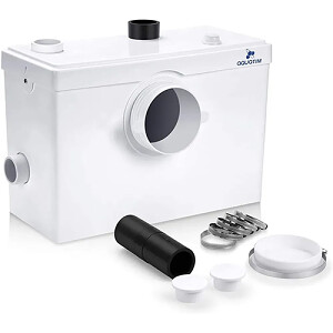 Насос санитарный TIM AM-STP-600 600Вт, гориз-100м; вертик-10м; измельч, 3 подключения