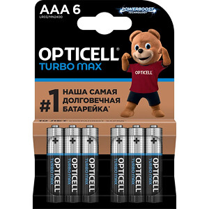 Эл.питания Opticell Turbo Max LR03 (ААА) BL6 (1/12)