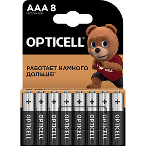 Эл.питания Opticell Basic LR03 (ААА) к-т 8шт 1/10