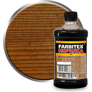 Пропитка водная "FARBITEX" защитно-декоративная тонирующая "Морилка" 0,5л, "Дуб"