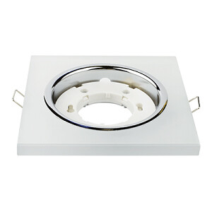 Светильник потолочный GX53 "IN HOME GX53R-SMT-glass" встраиваемый, квадрат, стекло матовое, 220В.
