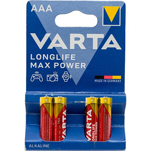 Эл. питания VARTA LONGLIFE MAX POWER LR03 (ААА) BL4 4703 (1/10/50)