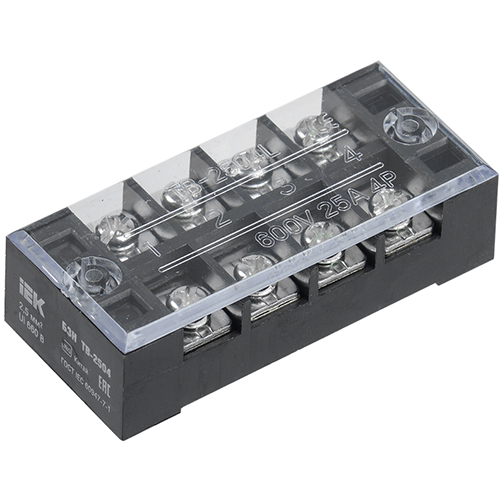 Карболитовая колодка 8кл, 25А "ТВ-2504" IEK