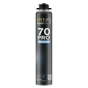 Пена монтажная профессиональная зимняя "KRONbuild Зима PRO 70", 950 гр ЧЗ