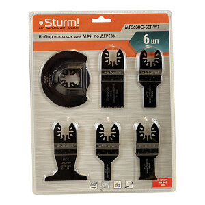 Набор насадок для МФИ, MF5630C-SET-W1, 6 шт, по дереву Sturm!