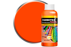 Паста колерная универсальная "FARBITEX", 100мл, "Мандариновый"