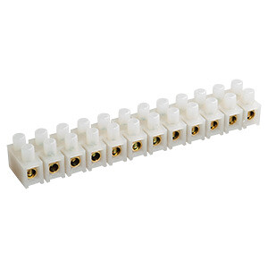 Зажим винтовой "ИЭК" ЗВИ-10 н/г, 2,5-6mm2, 12пар УПАКОВКА 10шт для ЧЗ