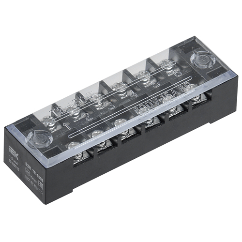 Карболитовая колодка 12кл, 15А "ТВ-1506" IEK
