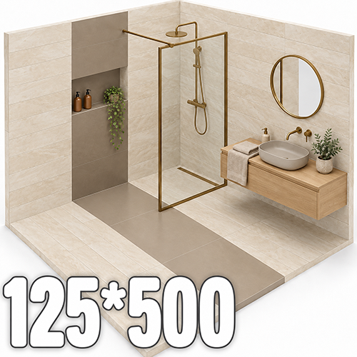Керамогранит 125*500
