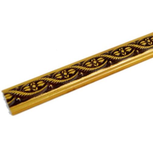 Интерьерный багет М  "Ватикан голд", 15*2400мм