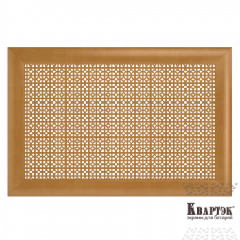 Экран радиатора "Квартэк-Simple", рамка прямая 600*1200*55мм, "Бук - Эфес бук"