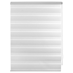 Рулонная штора "День-Ночь", белая,  1400*1700мм