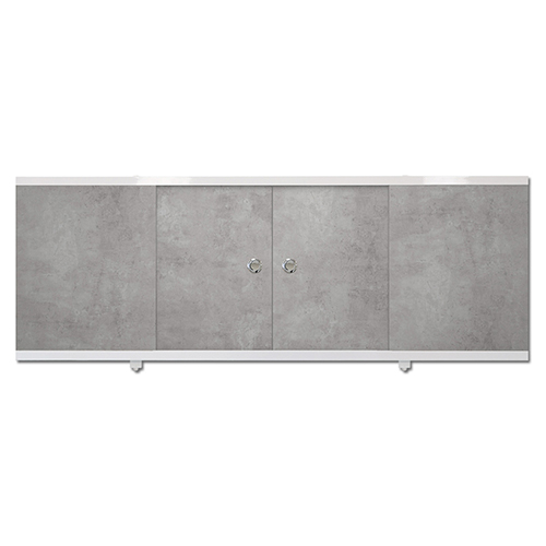 Экран-купе для ванны "Бетон", 1,49м