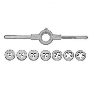 Набор плашек "Сибртех" М3-М12, 8 предметов