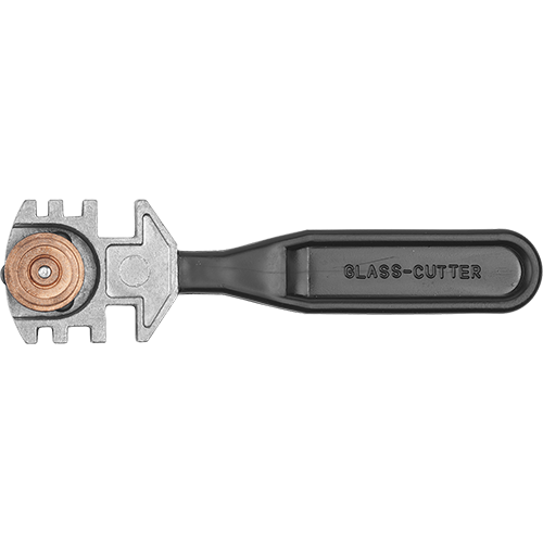 Стеклорез "Зубр", трёхроликовый, пластмассовая ручка