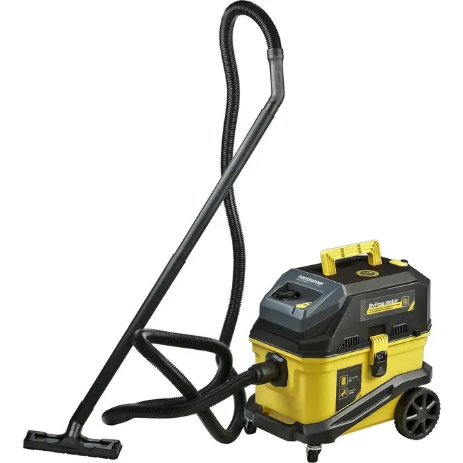 Промышленный пылесос HVC1630 1600Вт, 30л, Полуавтоматическая очистка, синхр.роз.2кВт Hanskonner