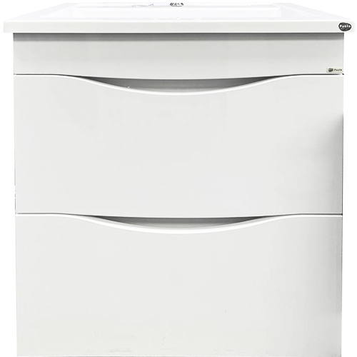 Тумба &quot;Nova 70&quot;, белая с умывальником &quot;Mario 70&quot;