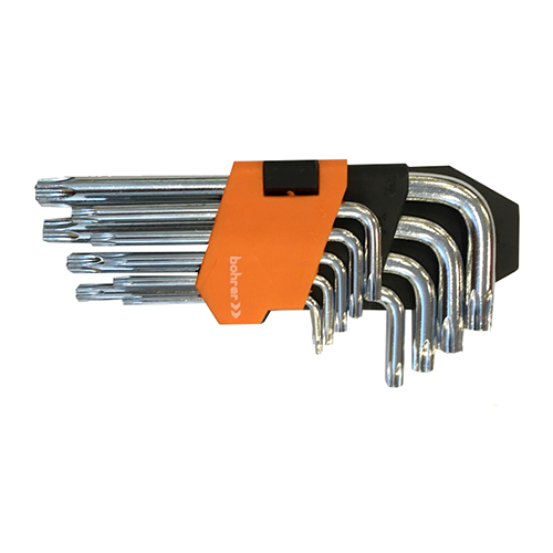 Набор ключей "Bohrer" имбусовых  10-50мм, 9шт