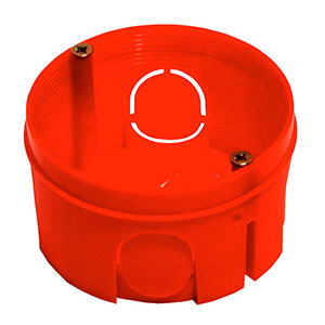 Коробка установочная "Hegel" для скрытой установки, d-64мм, h-38мм